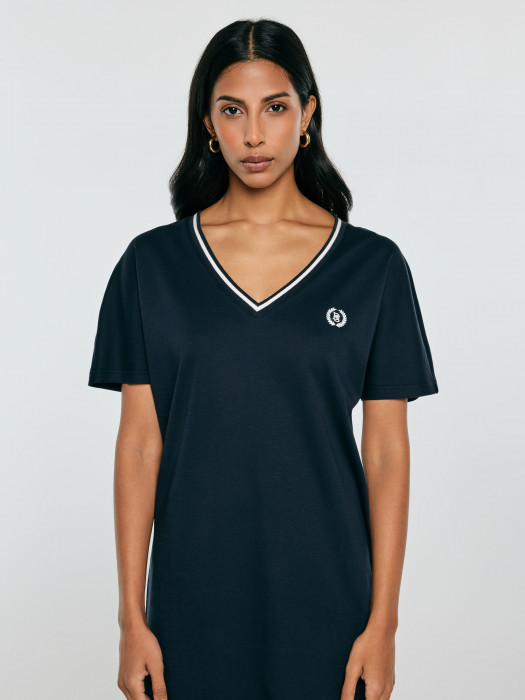 Čierne krátke šaty ZORKANA 403